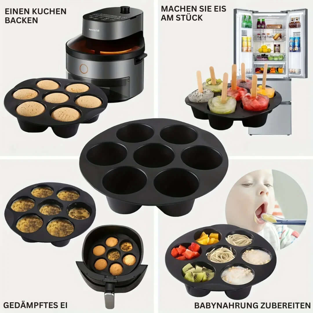 Silikone Muffinform Airfryer - Non-stick & Fleksibel