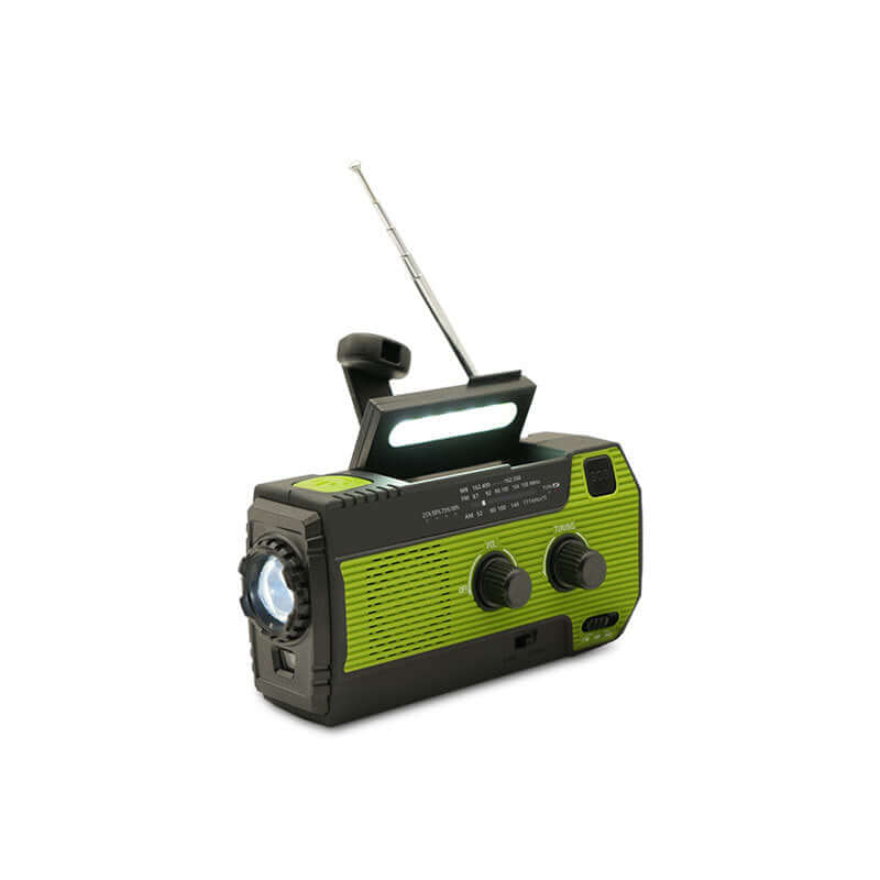 Bærbart Nødradio Solar Håndsvingradio Powerbank