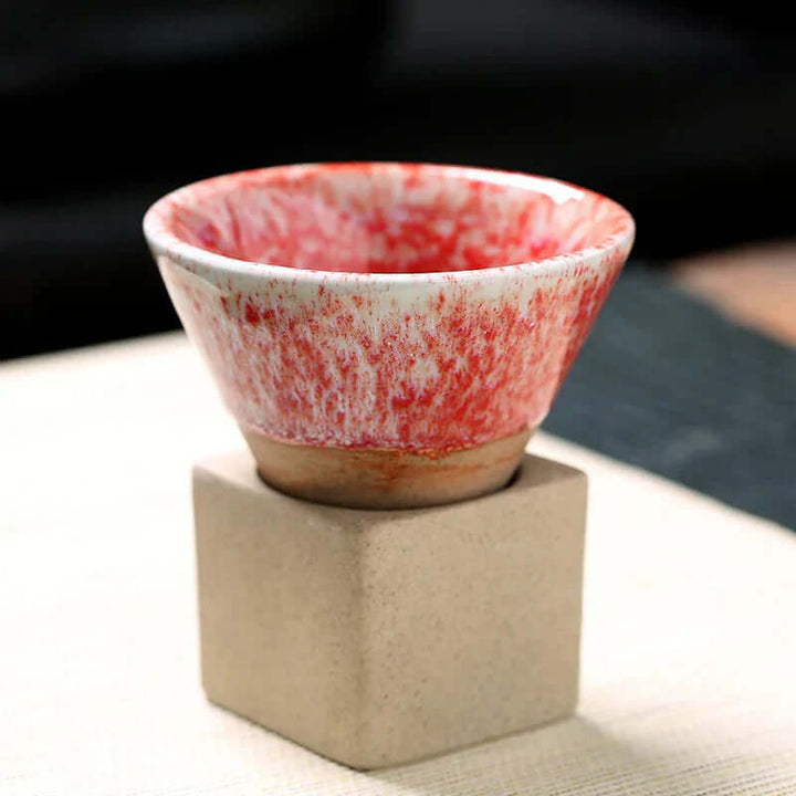Håndlavet Keramisk Tekop i Japansk Stil