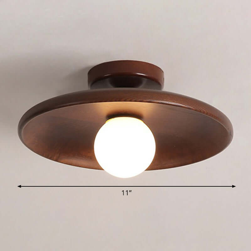 Moderne flad skål-loftlampe til hjemmet