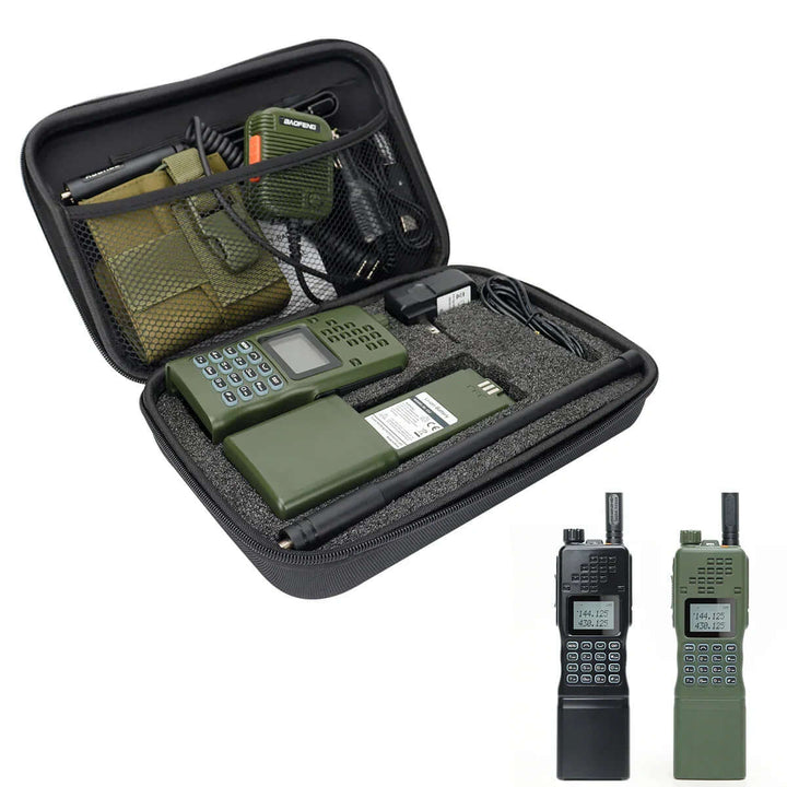 Kompakt Dualband Walkie-Talkie med LCD-Display