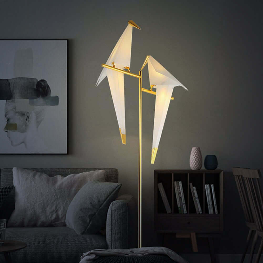 Magnetisk Origami Fuglelampe