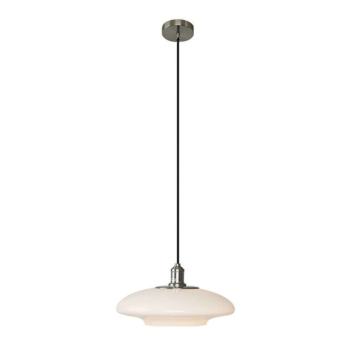 Moderne Hvid Glas Pendel Lampe