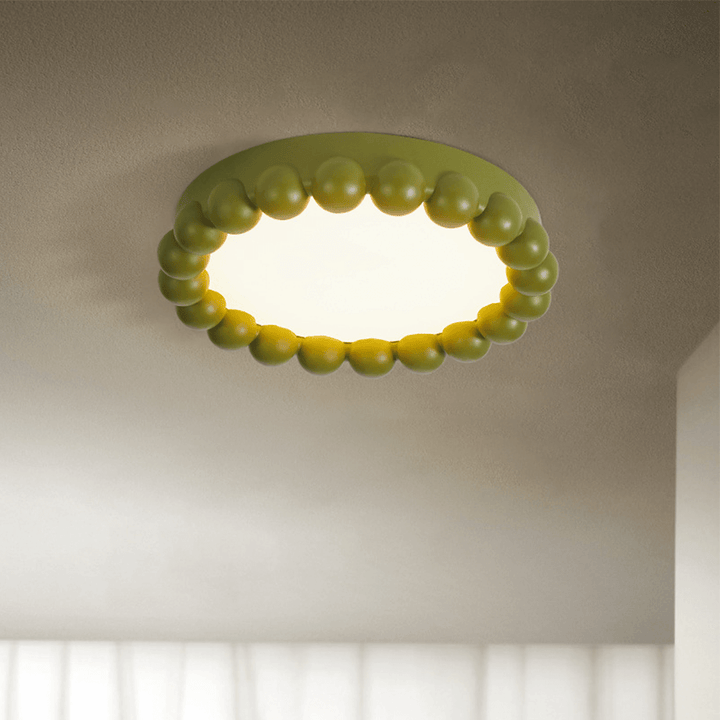 Moderne loftslampe i harpiks og akryl