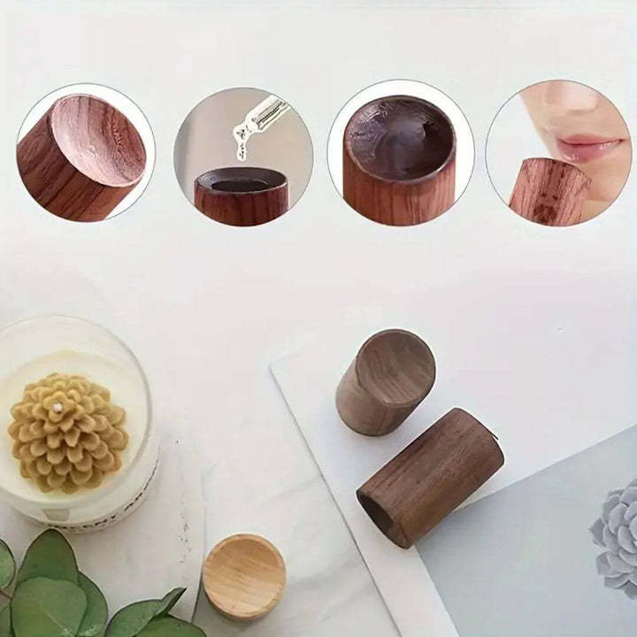 3-pak træ aroma diffusere - naturlig duftspredning