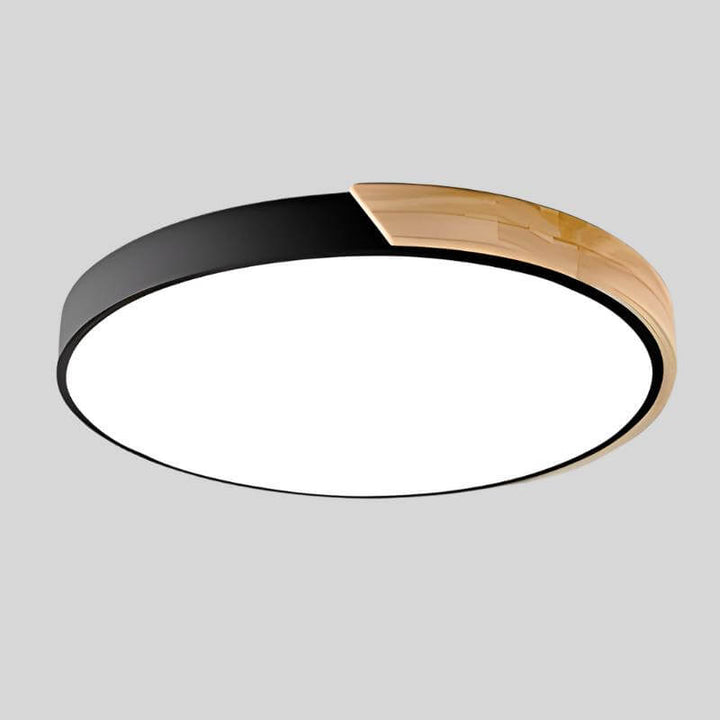 Moderne Rund LED Loft Træloftlampe