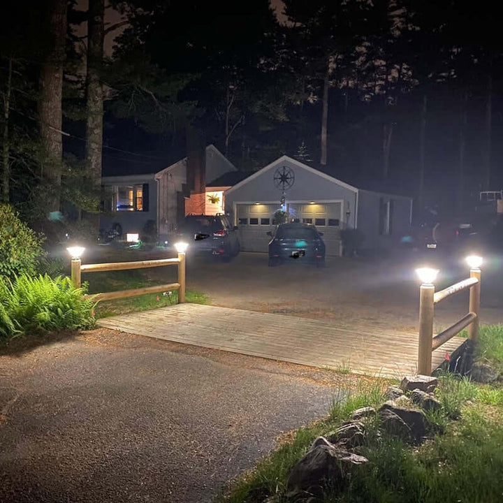 Vandtæt Solar Standerlampe med 3 Farvetilstande