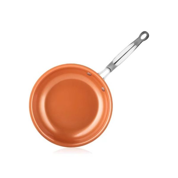 Kobber stegepande til madlavning. Non-stick belægning sikrer jævn varme og perfekt stegeresultat.
