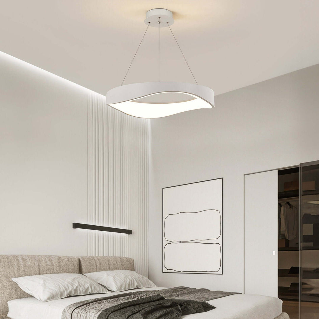Moderne Rund LED-Pendellampe til Hjemmet