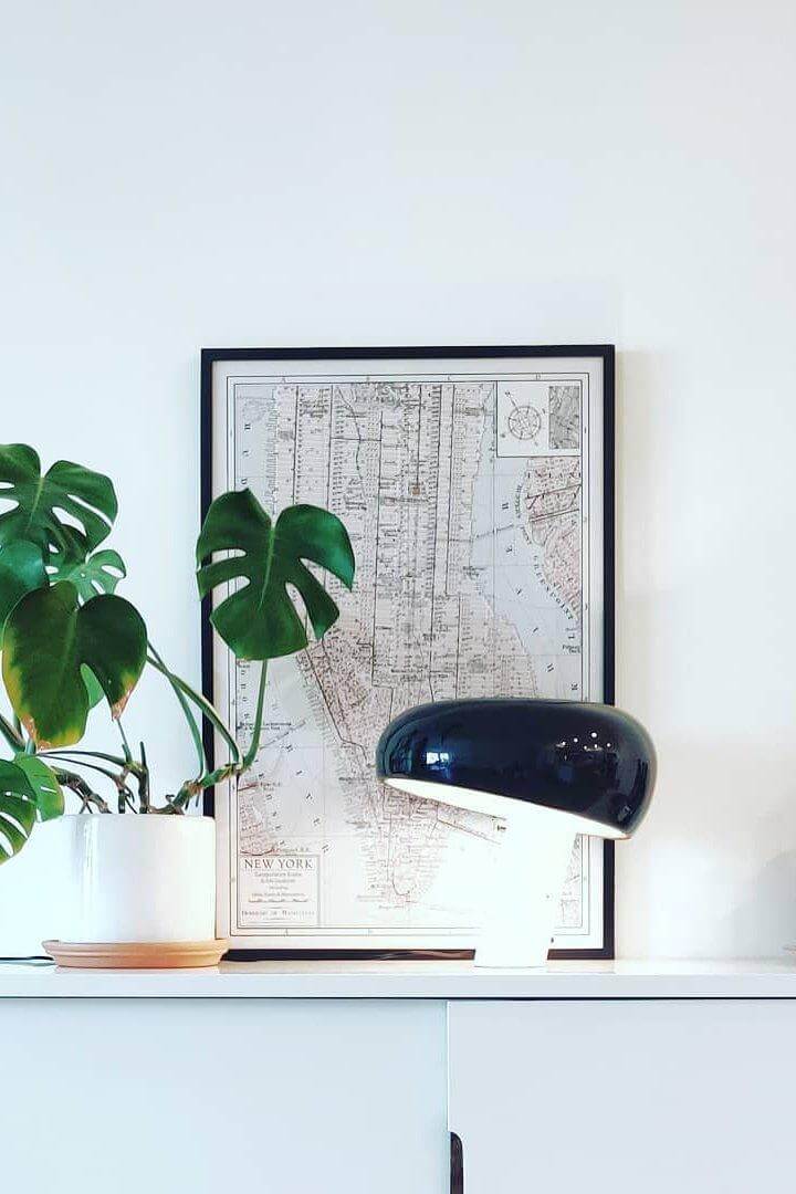 Designer Bordlampe i Marmor