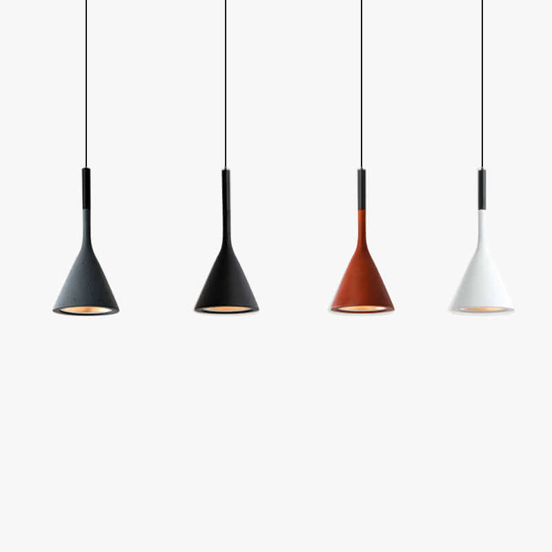Moderne trekantet pendellampe - metal