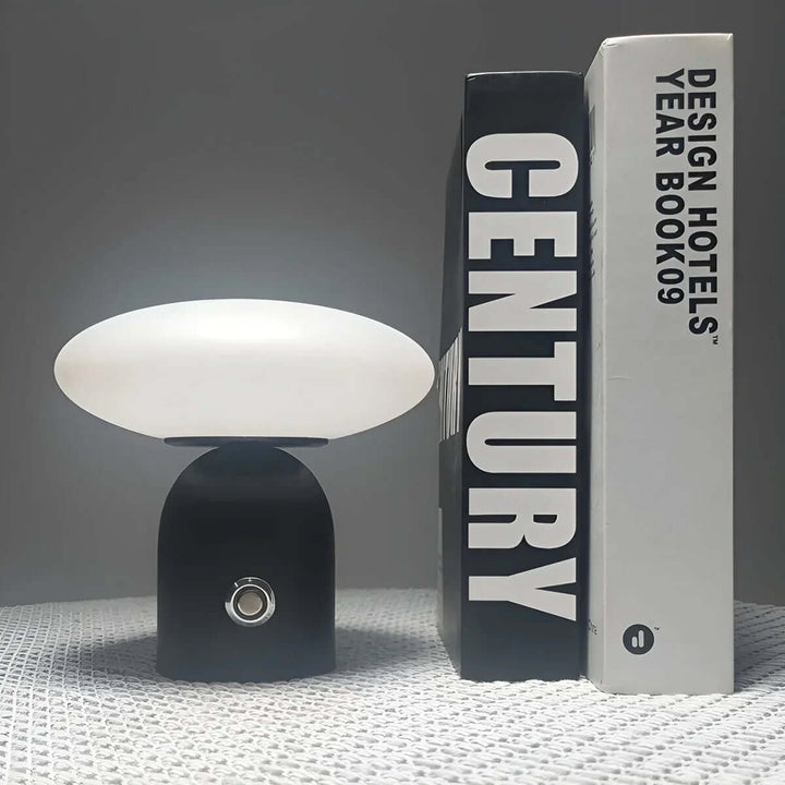 LED Bordpladelampe Svamp Design med Genopladeligt Batteri