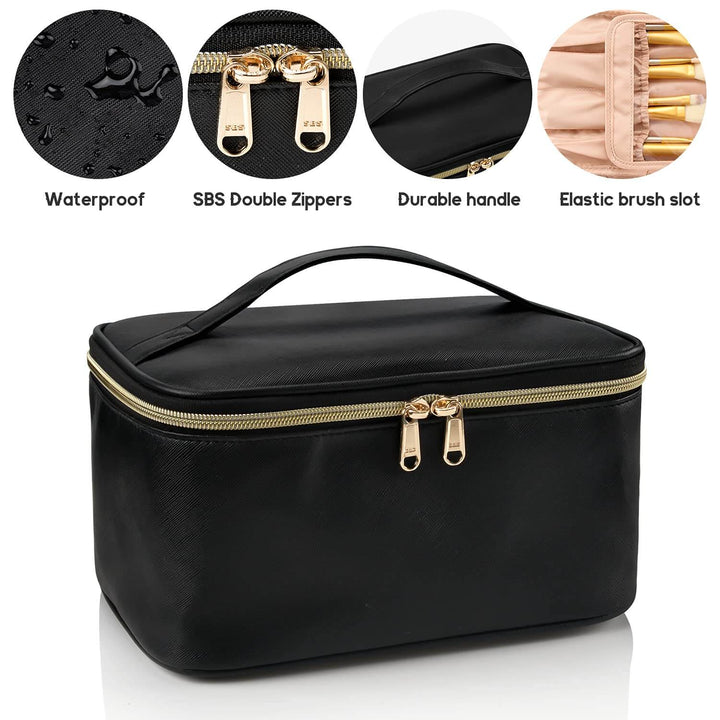 Rejse Make-up Organizer med justerbare rum