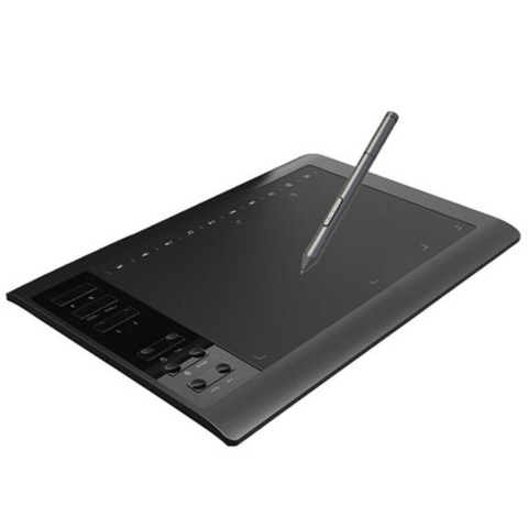 Grafikplade m. papirfølelse & stylus til kunstnere og designere. Bærbar digital tegneplade for kreative sjæle.