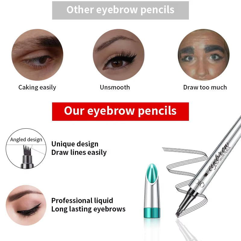 Professionel microblading makeup blyant til definerede og fyldige dame øjenbryn.