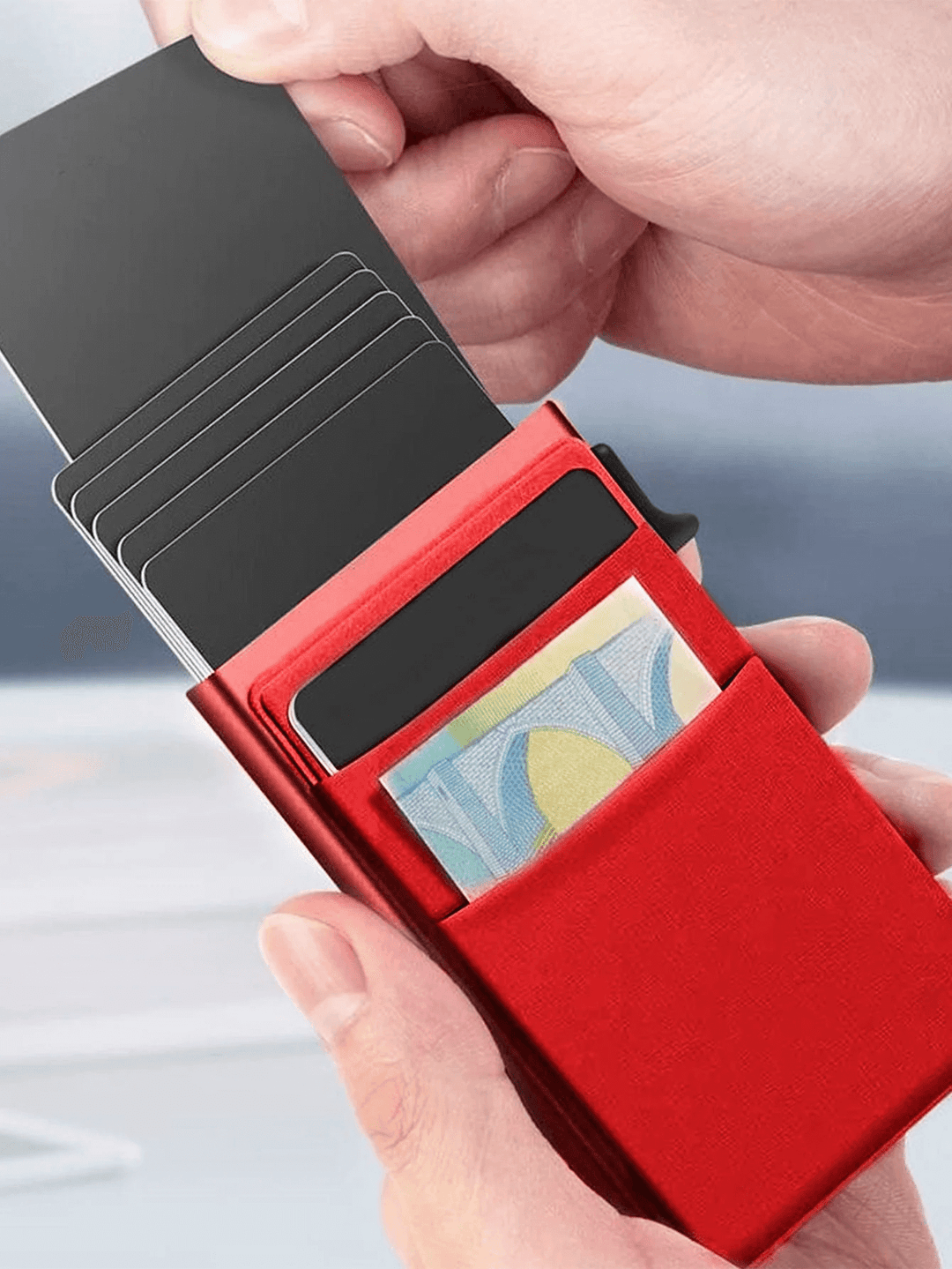 Tynd RFID-pung til mænd