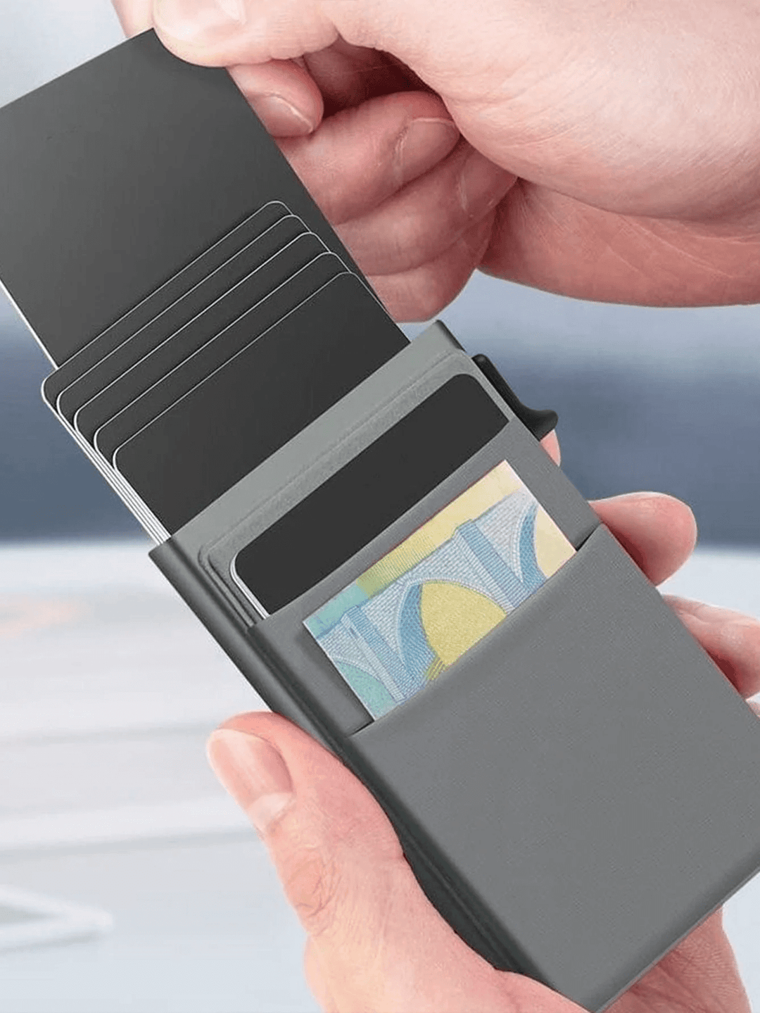 Tynd RFID-pung til mænd