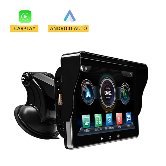 Trådløst CarPlay-system med bakkamera, moderne design i bilen, for sikkerhed og nem smartphone-integration.