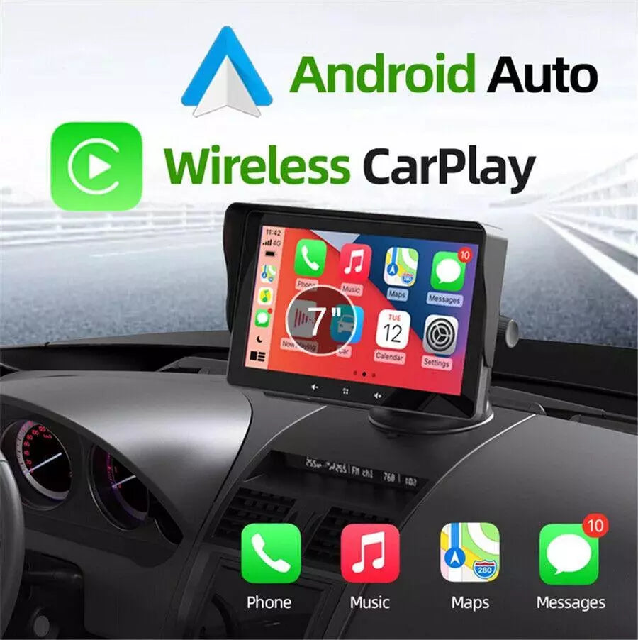 Trådløst CarPlay-system med bakkamera, moderne design i bilen, for sikkerhed og nem smartphone-integration.