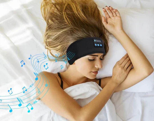 Bluetooth søvnhovedtelefoner og søvnmaske. Perfekt til afslapning, meditation og uforstyrret nattesøvn.