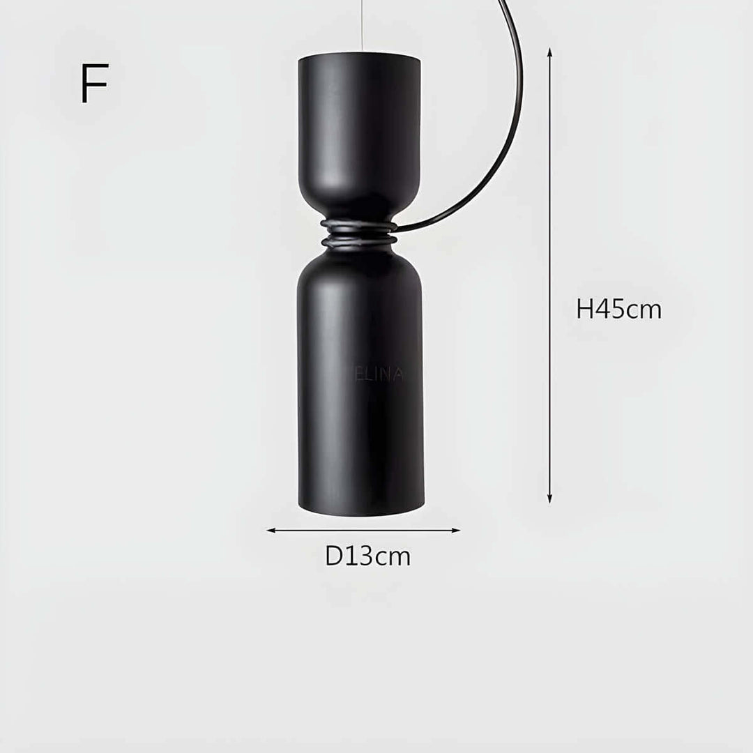 Geometrisk LED Pendellampe i Moderne Design