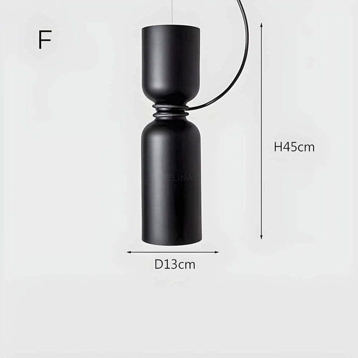 Geometrisk LED Pendellampe i Moderne Design