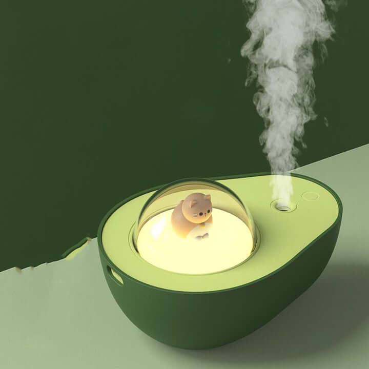 Avocado luftfugter med natlys