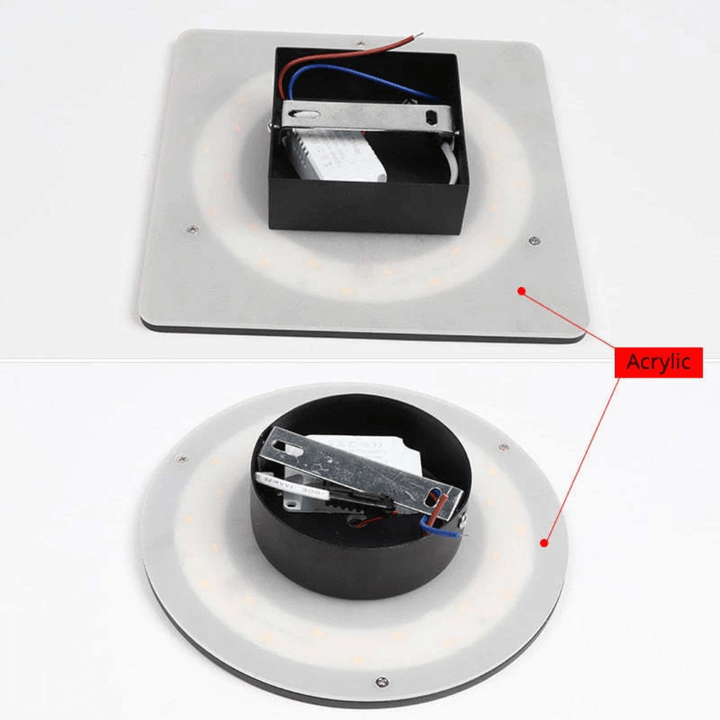 Minimalistisk LED udendørsvæglampe