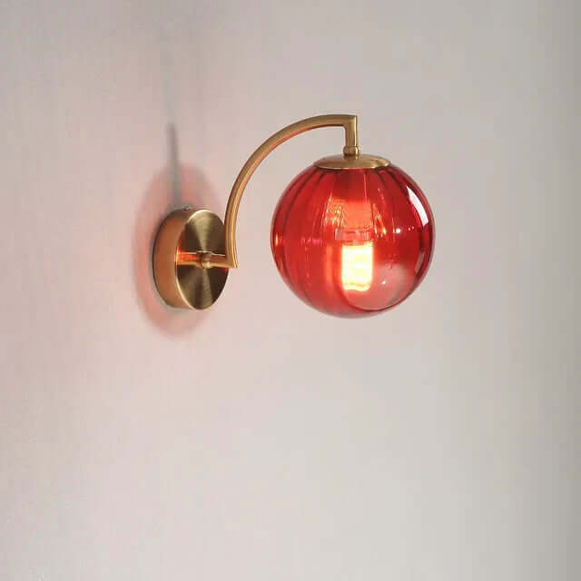 Moderne Glasvæglampe, Varm Hvid, 25cm