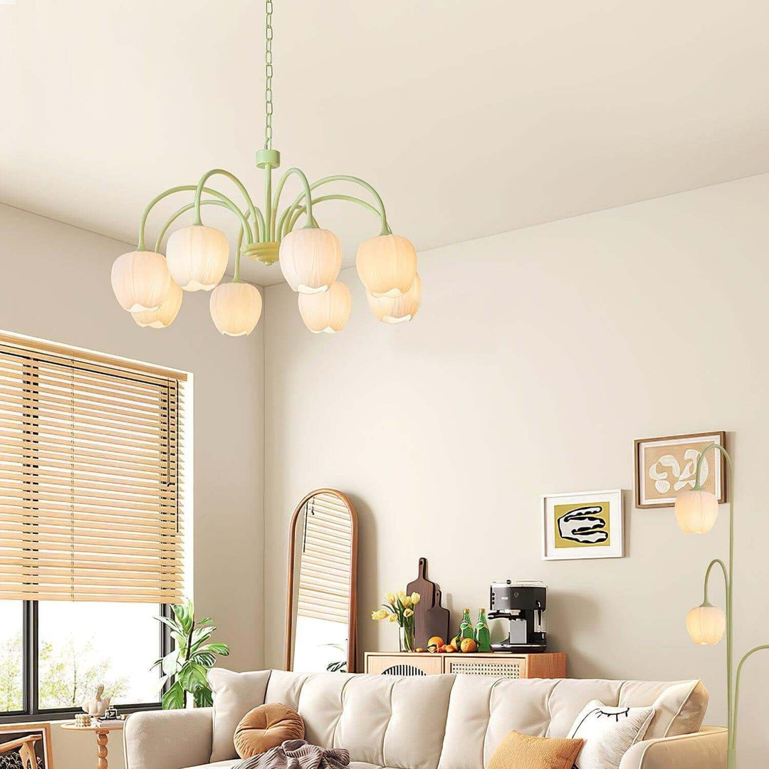 Tulipan Matcha Loftkrone - 5-8 Pærer
