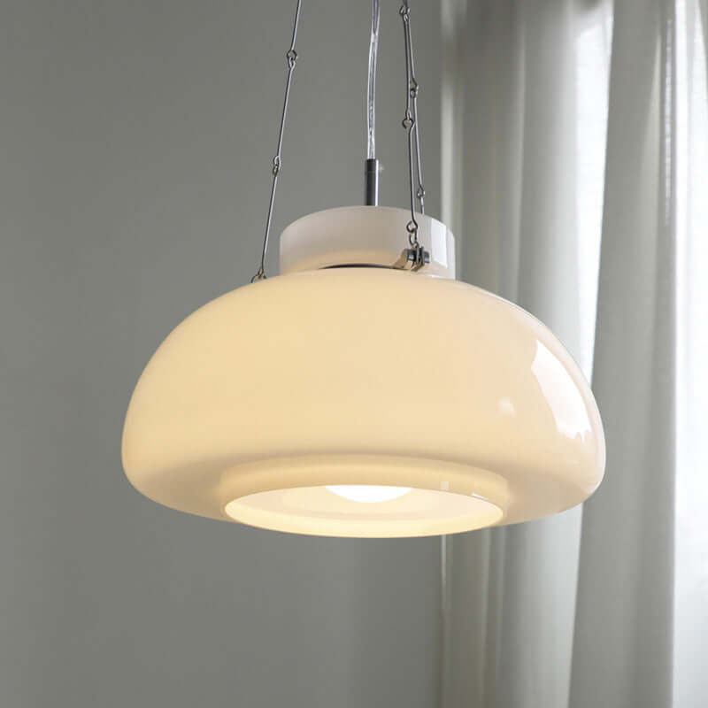 Moderne Mælkeglas LED Pendellampe 40cm