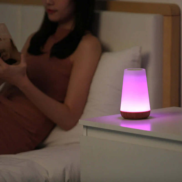 LED Touch Natlys: Dæmpbar stemningslampe