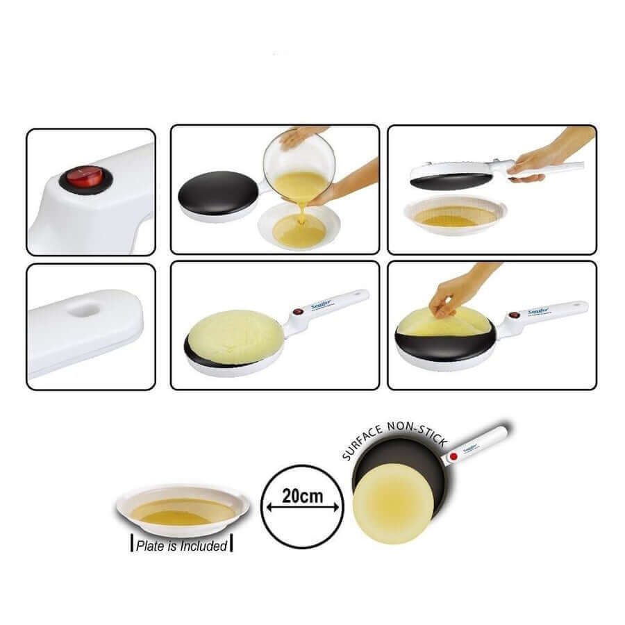 Elektrisk Crêpe-Maker til Perfekte Pandekager