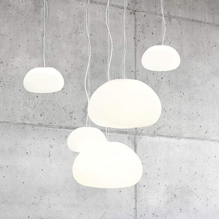 Moderne glas pendellampe til hyggelig belysning
