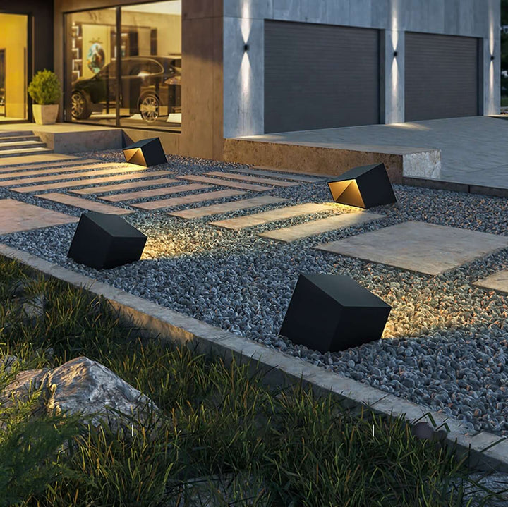 LED Solar Udendørs Havekubelys IP65