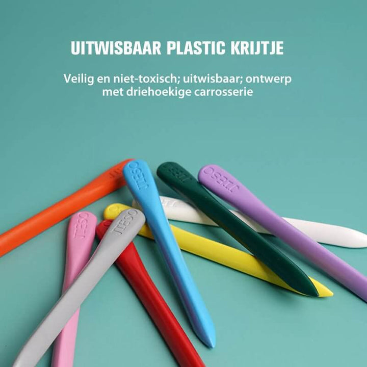 Børns Kreativt Sæt - Farverige Økologiske Voksblyanter