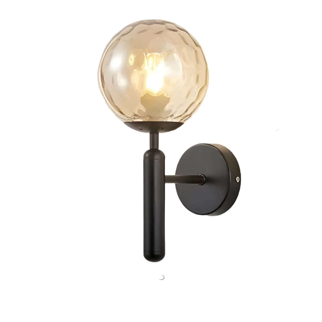 Elegant væglampe i vintage-stil, glas