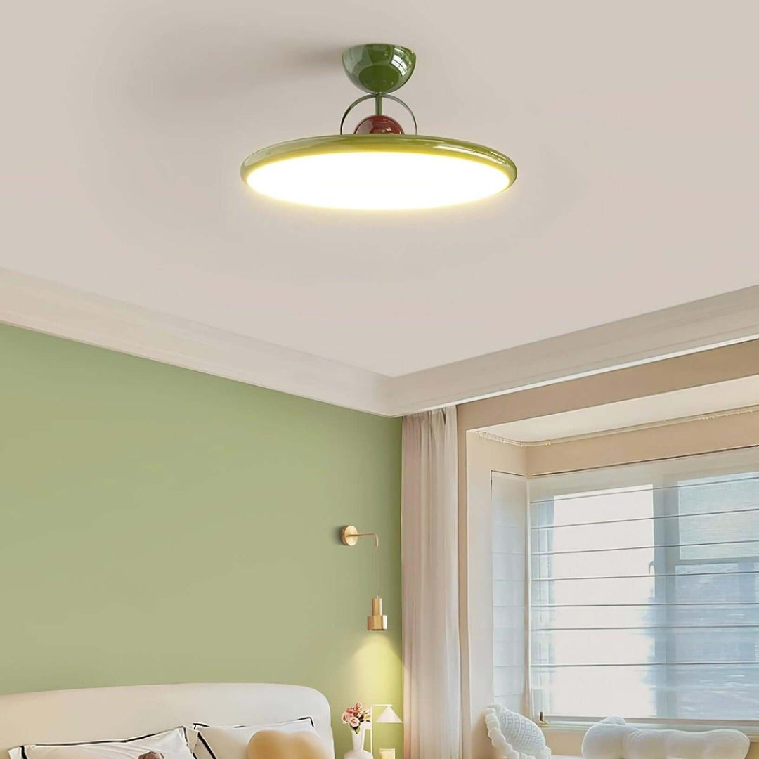 Moderne LED Loftsloftslampe i Akryl og Metal