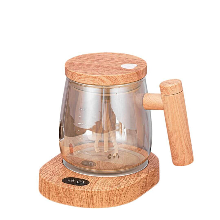 Håndmixer Kop af Træ - 2-i-1 Smoothie Blender