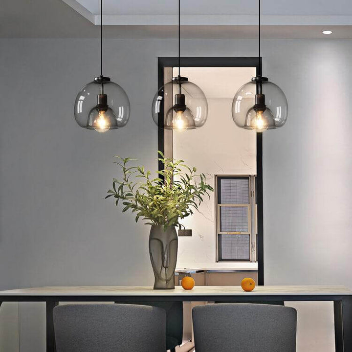 Mundblæst Glas Loftslampe