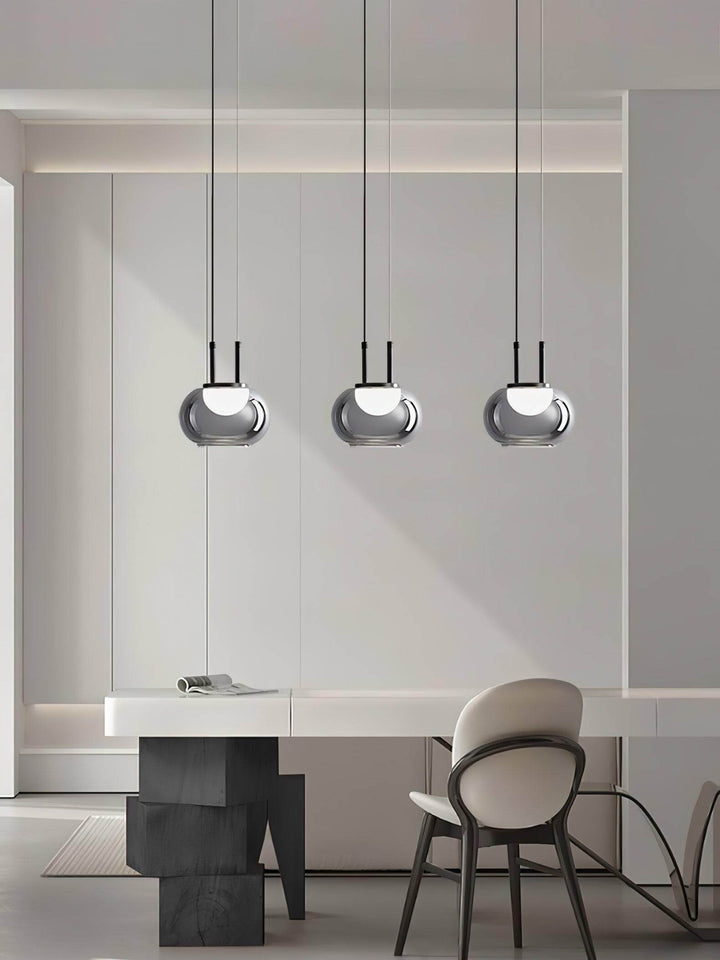 Moderne Halo Pendelophæng, 3-flamme