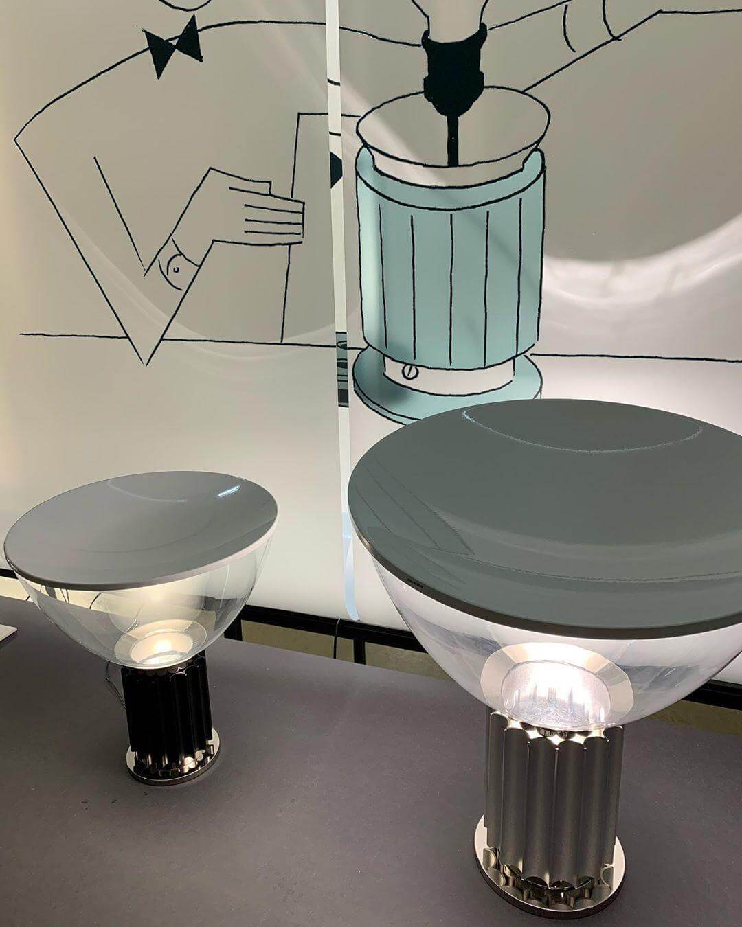 Designer Bordlampe i Marmor