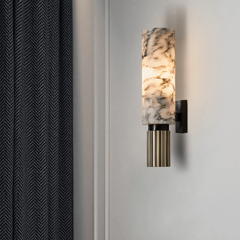 Elegant Væglampe i Marmor