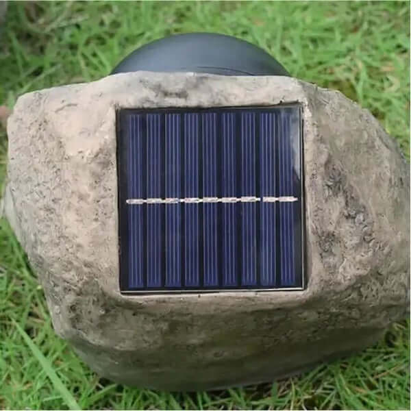 Solar Stenlampe Udendørs Have, 17 x 20 cm