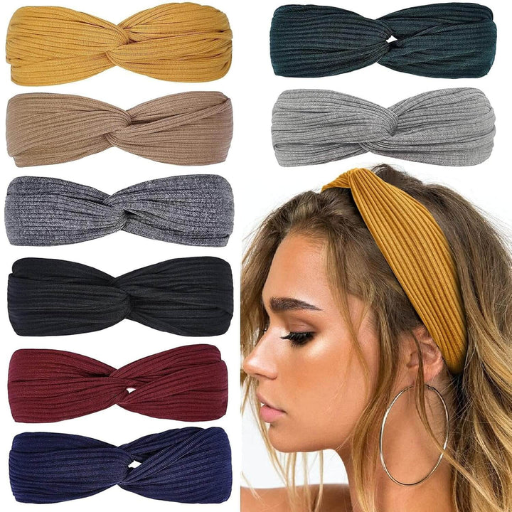 Boho Twist Hårbånd til kvinder: Elastisk og Trendy