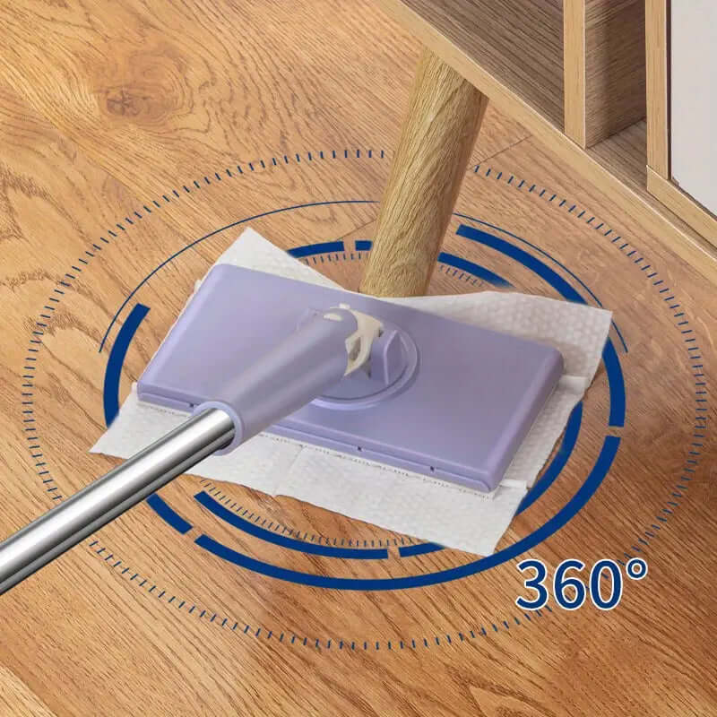 360° Rotationsmoppe med Vridfunktion til Nem Gulvrengøring