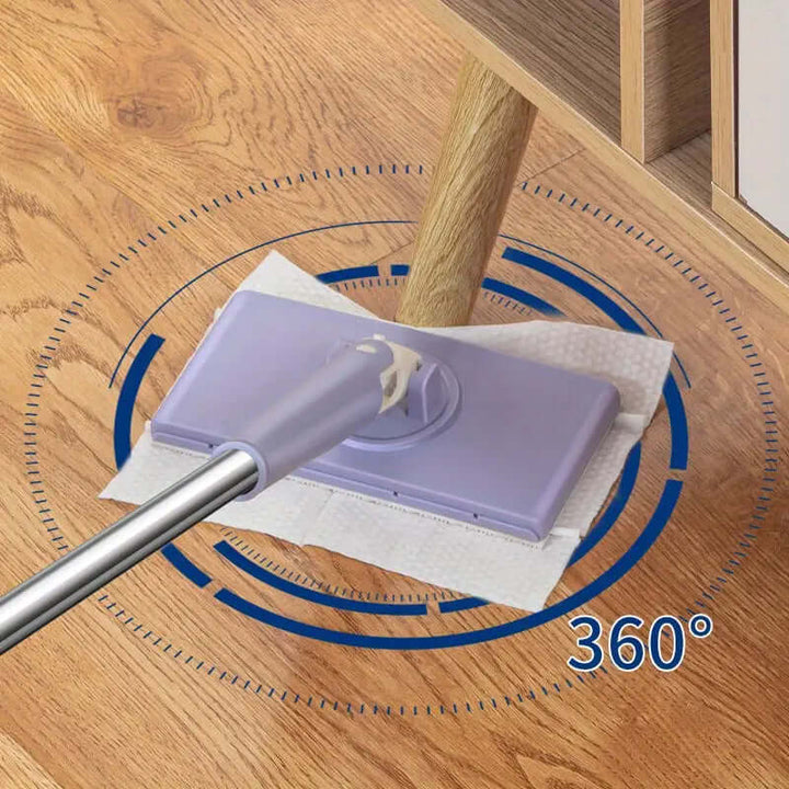 360° Rotationsmoppe med Vridfunktion til Nem Gulvrengøring