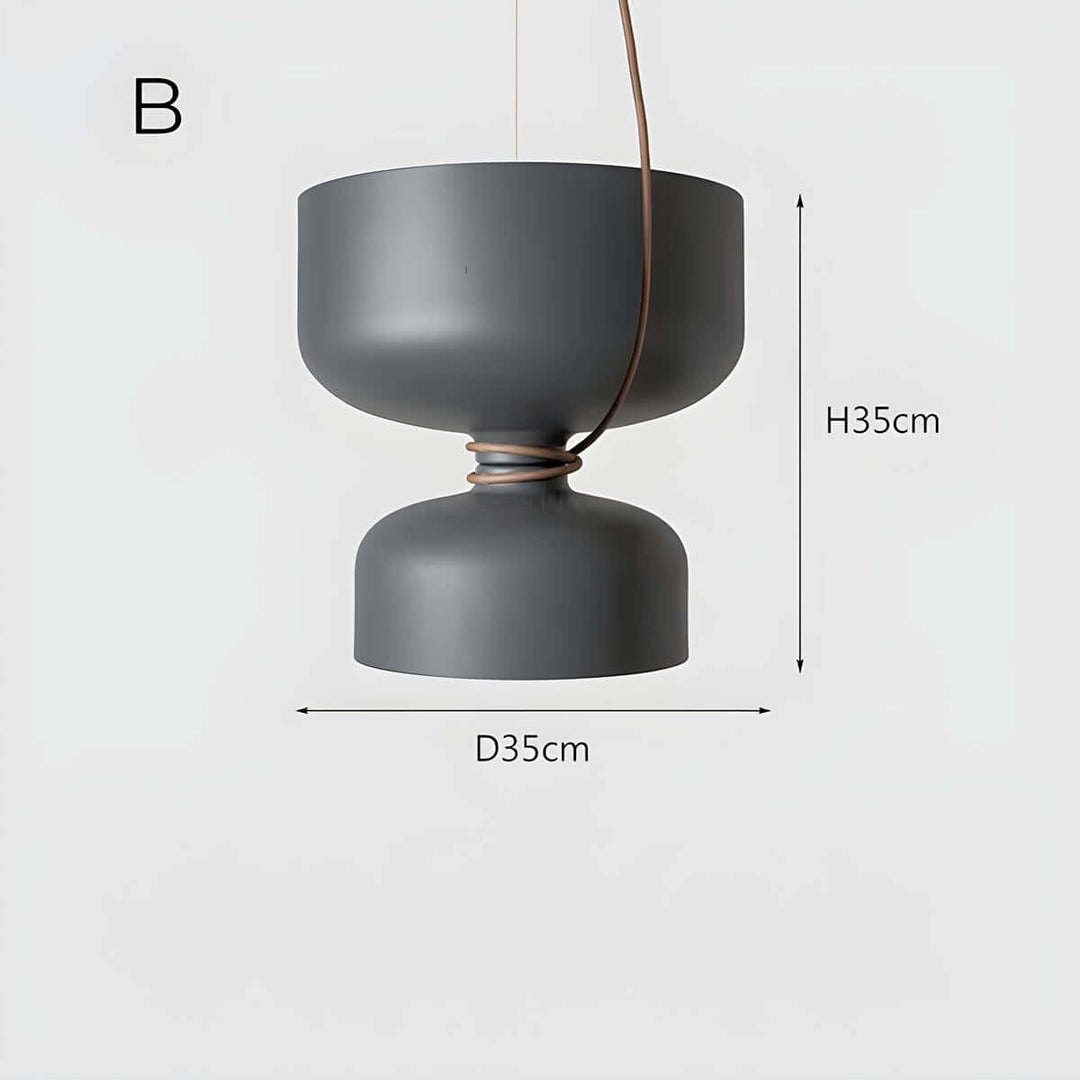 Geometrisk LED Pendellampe i Moderne Design