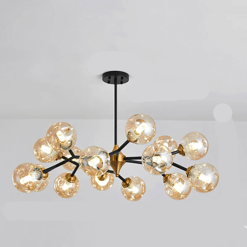 Moderne LED glaskronelysekrone