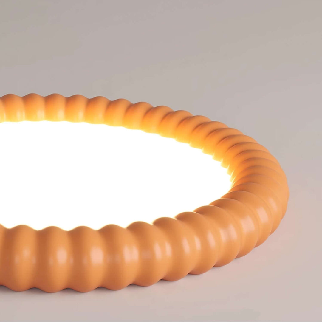 LED Loftloftslampe med bølge-design